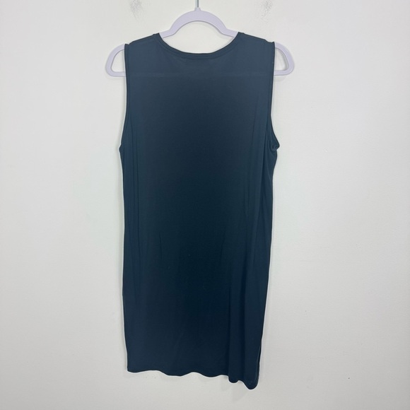 EVERLANE Sleeveless Muscle Tank Tee Dress Navy Blue Size M - Picture 5 of 10